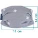 Blue Badge Co 5 Pack Small Cotton Face Masks - Double Layer Grey Stars with Filter Pouch | Buy Internationally - Buy Online on GoSupps.com