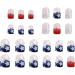 Mxshc Flag Fake Nails | Flag Design Full Patriotic | 4th July Cute Nails Stars And Stripes Designs Short Square False Nails For Wedding Prom Dating - Buy Online on GoSupps.com