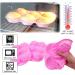 BAKER DEPOT 3 Pack Rose Silicone Mould - Handmade Soap, Flower Mousse Cake, Pudding Bakeware - DIY Valentine's Day Candle Tool - Buy Online on GoSupps.com