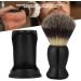 Sluffs Beard Brush Holding Stand for Men - Professional Acrylic Razor Tool Holder - Black Bracket for Beard Brushes - Buy Online on GoSupps.com