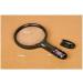 Magnifying Glass with Light 1.8X 5X Magnification Lightweight Handheld Magnifying Glass for Reading Hobbies Magnifier/Black Comfortable Anniversary - Buy Online on GoSupps.com