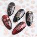 9 Sheets Christmas Nail Art Stickers Decals - Self-Adhesive Snowflake & Rose Gold Designs for Winter Holiday - Nail Supplies & Accessories - Buy Online on GoSupps.com