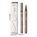 Waterproof Liquid Eyeliner Pen | Smudge Proof & Long Lasting | Ultra Fine Tip | Black/Brown | 0.14 Fl Oz - Pack of 1 - Buy Online on GoSupps.com
