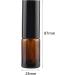 Zeoabsy 4-Pack 10ml Brown Spray Bottles with Black Atomizer - Amber Fine Fog Pump for Travel & DIY - Buy Online on GoSupps.com