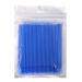Micro Applicators Brushes 200pcs Fadvan Micro Brushes Disposable Applicator Eyelash Brushes Swabs for Eyelashes Extensions Pink Purple Yellow Blue Mascara Make Up Eyelash Brush (Blue) 200 Blue