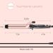 Curling Iron 1.5-inch Dual Voltage Instant Heat with Tourmaline Ceramic Coating for Smooth Curls - Rose Gold - Buy Online on GoSupps.com
