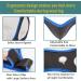 Adjustable Anti Snoring Chin Strap with 4 Nose Clips - Effective Snoring Solution in Blue and Black - Buy Online on GoSupps.com