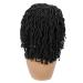 FAVE Black Braided Short Wig - Synthetic Afro Dreadlock Faux Locs for Women - Buy Online on GoSupps.com