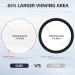 30X Handheld Magnifying Mirror 6inch Makeup Mirror with 30X Magnification Compact Makeup Magnifying Mirror Round Magnified Mirror 30X Travel Magnification Mirror 3 Suction Cup and Adjustable Stand White 30X - Buy Online on GoSupps.com