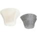 ANGGREK Sauna Bath Hat - Water Absorbent Felt Hat for Men & Women | Comfortable Head Protection in White & Gray - Buy Online on GoSupps.com