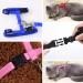 Morices 2 Pack Cat Harness and Leash Adjustable Comfortable Nylon Pet Strap Collar with Leash Escape Proof Safety Rope Leads Chest Strap for Kitten Puppy Rabbits Walking Training (Pink & Purple) Pink+Purple - Buy Online on GoSupps.com