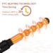Infrared 8 in 1 Curling Iron Set - Professional Interchangeable Ceramic Barrels for Long Hair - LED Temperature Control Glove & Clips Included - Buy Online on GoSupps.com