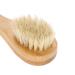 Exfoliating Face & Body Brush Tool with Wooden Handle - Perfect for Cleansing Skin & Back Scrubbing | International Shipping Available - Buy Online on GoSupps.com