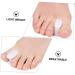 5 Pairs Toe Splitter Separator for Hallux Durable Bunion Straightener & Big Toe Protector - Practical Halloween Edition - White 3.6x3.3cm - Buy Online on GoSupps.com