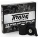 Titan Athletics 12 Pack - Premium Black Athletic Tape 1 1/2 Inch x 45 Feet - 100% Cotton with Zinc Oxide - Easy Tear Zig Zag Design - Buy Online on GoSupps.com