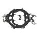 Non-Slip Stainless Steel Shoe Covers with 8-Tooth Traction Chain for Ice & Snow - Ideal for Hiking & Winter Trail Running - Buy Online on GoSupps.com