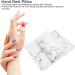 Hand Rest Pillow Easy To Store Soft Leather Nail Art Hand Pad Save Space HighQuality Materials Manicure Store for Home(white) - Buy Online on GoSupps.com