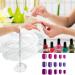 Nail Display Stand Spiral False Nail Display Nail Tips Practice Stand Rack Salon Show Color Card Household Tool Clear nail display stand - Buy Online on GoSupps.com