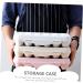 Yardenfun Box Outdoor Egg Carton Eggs Flat Bracket Egg Supply Convenient Egg Case Egg Rack Superimposed - Buy Online on GoSupps.com