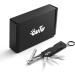 OUTU 8 in 1 Keychain Nail Clipper Multitool - EDC Utility Tool with Scissors, Tweezers - Perfect Gifts for Men, Husband, Dad, Boyfriend - Black - Buy Online on GoSupps.com