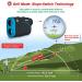 Bozily Golf Rangefinder with Slope | 6X Rechargeable Laser Range Finder | 1200 Yards Flag-Lock | Slope ON/Off | Continuous Scan Support - Buy Online on GoSupps.com