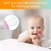 CHILLAX Fruit Feeder Pacifier Teether Toys - Set of 2 | Non-BPA Silicone Teethers for Babies | Easy-to-Grip & Dishwasher-Safe | Ideal for Infants 6+ Months | 4.15x2.03 - Buy Online on GoSupps.com