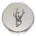 Roe Antler Compact Mirror Handbag Gift With Free Engraving 303