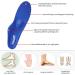 Walkomfy Full Length Orthotic Inserts - Arch Support Insoles for Flat Feet & Plantar Fasciitis - Metatarsal Support for Men & Women (Blue Size 11.02 - Buy Online on GoSupps.com