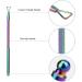 Mwoot Stainless Steel Cuticle Nipper Set - 3 Piece Triangle Peeler, Remover, and Cutter for Fingernails and Toenails - Chameleon - Buy Online on GoSupps.com