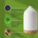RECALMA Keramik Aroma Diffuser - White Essential Oil Diffuser with Adjustable Fog Timer & Ultrasonic Humidifier for Spa Bedroom & Office - Buy Online on GoSupps.com