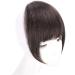 Bangs Hair Bangs Hair for Women Bangs Hair Clip Extension Brazilian Human Hair Blunt Bangs Clip In Thick Natural Hair Extension Non-Remy Clip-In Neat Bang Hairpieces Bangs Hair Clip(Dark Brown 20g T) - Buy Online on GoSupps.com