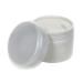 Vivaplex 12 White 4 oz Cosmetic Jars with Inner Liners and Dome Lids
