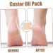 Reusable Castor Oil Packs for Feet - 2 Pack Adjustable Soft Cloth Compress for Men & Women - Oil-Resistant & Comfort Fit - Buy Online on GoSupps.com