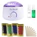 Wax Warmer  Portable Electric Hair Removal Kit for Facial &Bikini Area& Armpit- Melting Pot Hot Wax Heater Accessories Total Body Waxing Spa or Self-waxing Spa in Home for Girls & Women & Men