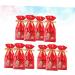 ORFOFE 10pcs Gingerbread Bags Elk Candy Bag Drawstring Bags for Candy Packing Bag Snowflake Crisp - Buy Online on GoSupps.com