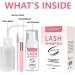 100ml Eyelash Extension Cleanser with Brush - Sulfate-Free Lash Shampoo for Salon & Home Use - Buy Online on GoSupps.com