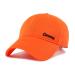 CACUSS Men's Cotton Dad Hat Classic Baseball Cap with Adjustable Buckle Closure Golf Cap 91_orange