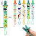 Aolso 5pcs Baby Pacifier Chain Dummy Clip Set for Boys - BPA-Free Teething Toy Holders with Plastic Clasp - Buy Online on GoSupps.com