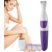 2 in 1 Waterproof Women Hair Trimmer Electronic Washable Hair Trimmer Clipper for Bikini Line Wet and Dry Use Purple - Buy Online on GoSupps.com