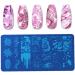 Nail Stamping Plates - Marble Pattern Stainless Steel Nail Art Stencil Tools for Perfect Designs - Buy Online on GoSupps.com