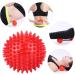 Buy 7.5cm Red Massage Balls - Durable Plastic Finger Relaxation Tool for Body Fitness | International Shipping - Buy Online on GoSupps.com