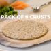 Rich's Home Cauliflower Pizza Crusts - 6 Gluten Free Vegan Crusts - 10 Flatbread - Buy Online on GoSupps.com