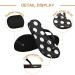 Buy Mnsruu Black Flip-Flops with Large Dots - Stylish & Comfortable for Home Hotel Spa Travel - Unisex Sizes Available - Buy Online on GoSupps.com