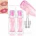 Magic Color Changing Lip Oil V2 Magic Color Changing Lip Gloss Lip Gloss Lip Balm Transparent Lip Care Transparent Lip Oil Temperature Color Change Lipstick(2Pcs)
