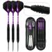 22g Steel Tip Darts Set with Aluminum Shafts and Iron Barrel - Purple - 3pcs/Pack - Buy Online on GoSupps.com