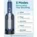 Sonic Electric Toothbrush for Adults and Kids | 8 Heads, 5 Modes, 120 Days Use, 3-Hour Fast Charge | Marine Blue, 1 count - Buy Online on GoSupps.com