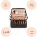 Ethereal Large Nail Polish Organizer Bag - Holds 40-50 Bottles, Nail Lamp, and Accessories - Black Nail Storage for Nail Techs - Buy Online on GoSupps.com