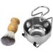Ccbeauty 3-in-1 Wet Shaving Set | Vegan Brush Stainless Steel Rack & Bowl | Perfect for Beginners & Professionals | Premium 3-Part Razor Set - Buy Online on GoSupps.com