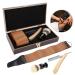 Premium Shaving Head Razor Set - Manual Razor Beard Brush & Wooden Gift Box | Perfect Gift for Men - Buy Online on GoSupps.com
