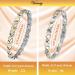 Buy Vicmag Titanstahl Magnet Hardship Bands for Women - Ultra-Strong Magnets Stylish Design Gift Box & Adaptation Tool - Siber & Gold 2 Pieces - Buy Online on GoSupps.com